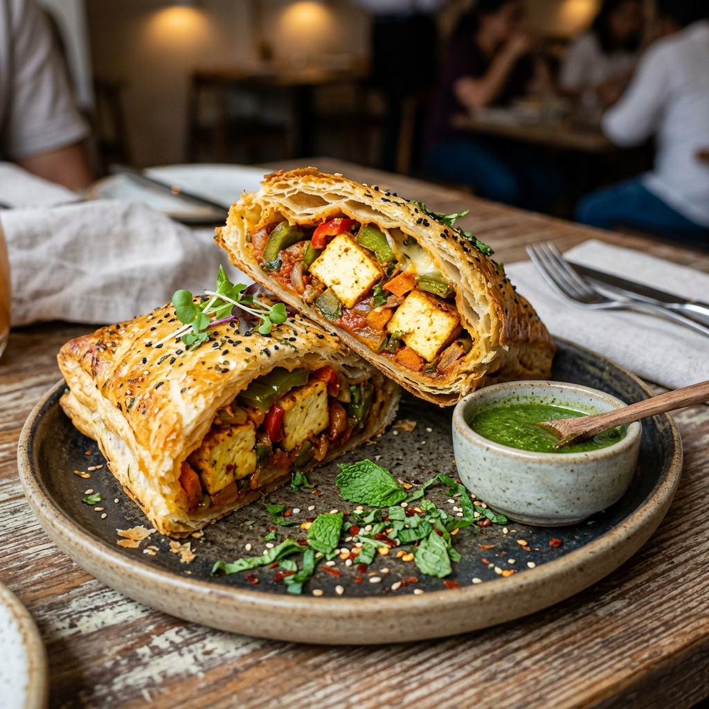 Gourmet Paneer & Veg Roll